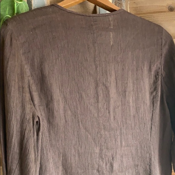 Eileen Fisher Partial Linen & Cotton Tunic - Picture 6 of 11